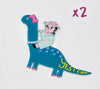 She-Rex Patch Bundle (Brontosaurus x 2) - My-Tee Girls
