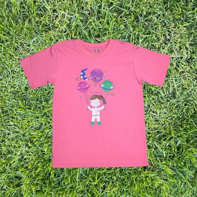 Girls 2024 space shirt